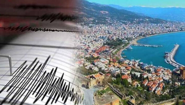 Son dakika – Alanya açıklarında deprem meydana geldi